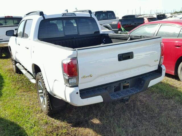 5TFGZ5AN7GX033932 - 2016 TOYOTA TACOMA DOU WHITE photo 3