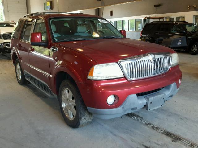5LMEU68H25ZJ30638 - 2005 LINCOLN AVIATOR 红色 照片 1
