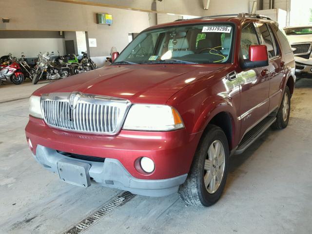 5LMEU68H25ZJ30638 - 2005 LINCOLN AVIATOR 红色 照片 2