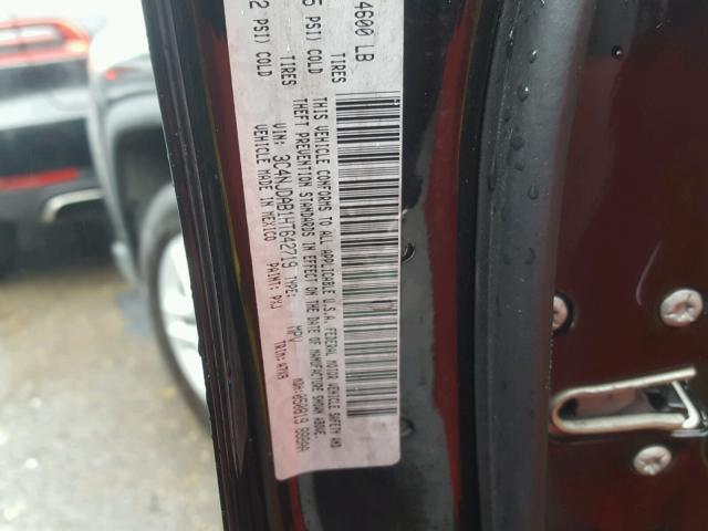 3C4NJDAB1HT642719 - 2017 JEEP COMPASS SP 黑色 照片 10