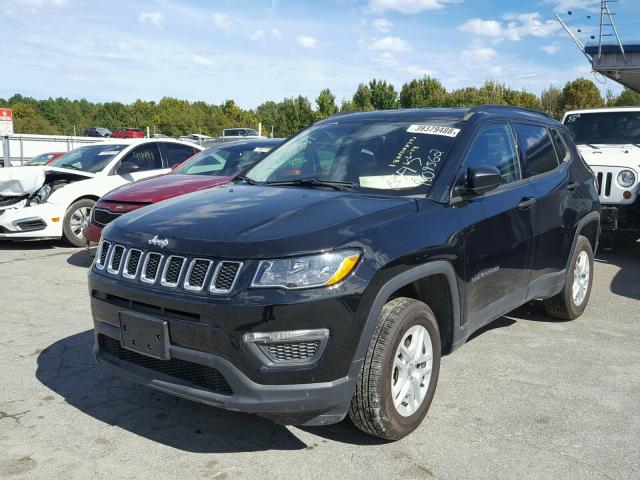 3C4NJDAB1HT642719 - 2017 JEEP COMPASS SP 黑色 照片 2