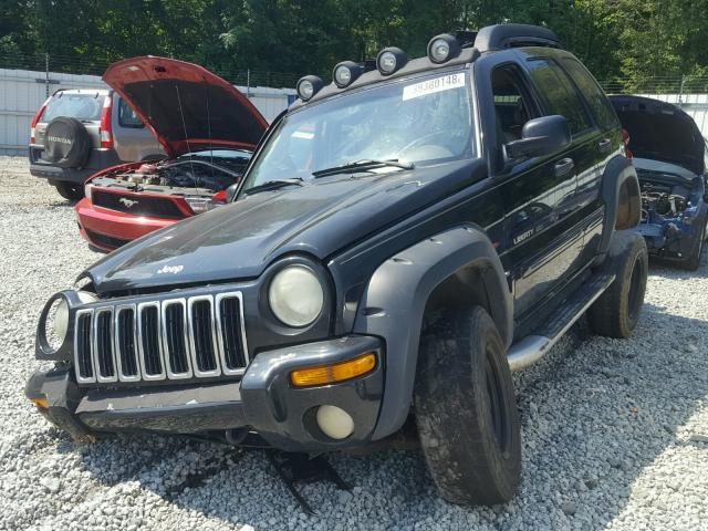1J4GK38K93W545013 - 2003 JEEP LIBERTY RE BLACK photo 2