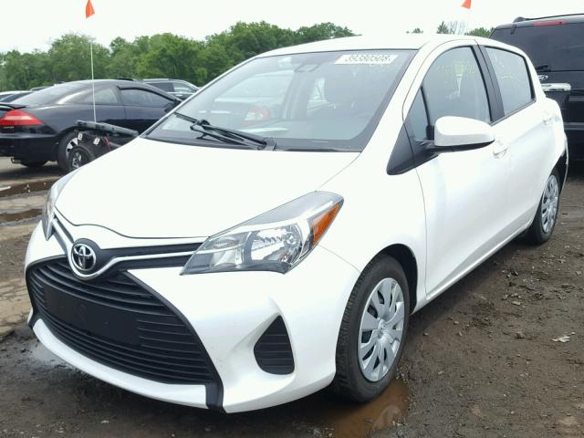 VNKKTUD36HA073673 - 2017 TOYOTA YARIS L WHITE photo 2