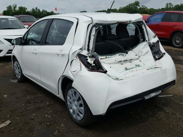 VNKKTUD36HA073673 - 2017 TOYOTA YARIS L WHITE photo 3