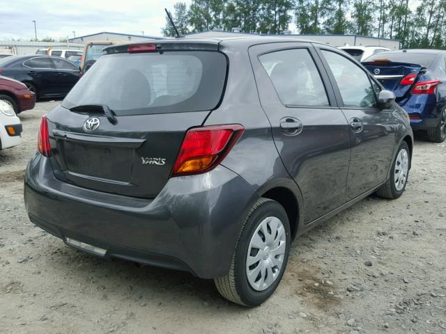 VNKKTUD3XHA077516 - 2017 TOYOTA YARIS L GRAY photo 4