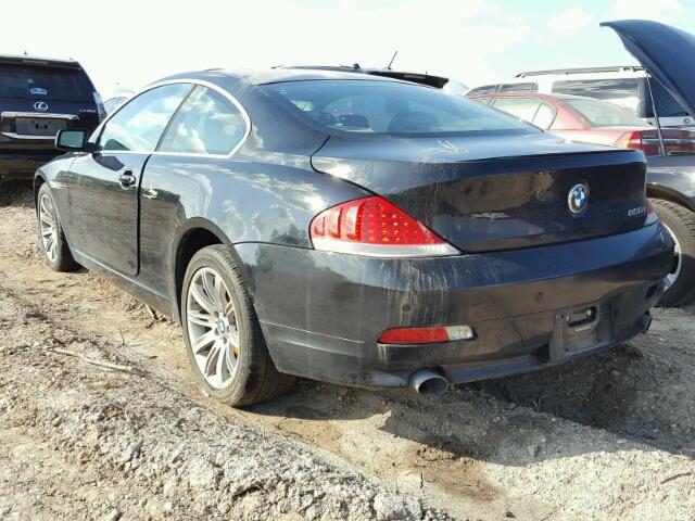 WBAEH13466CR49236 - 2006 BMW 650 I BLACK photo 3