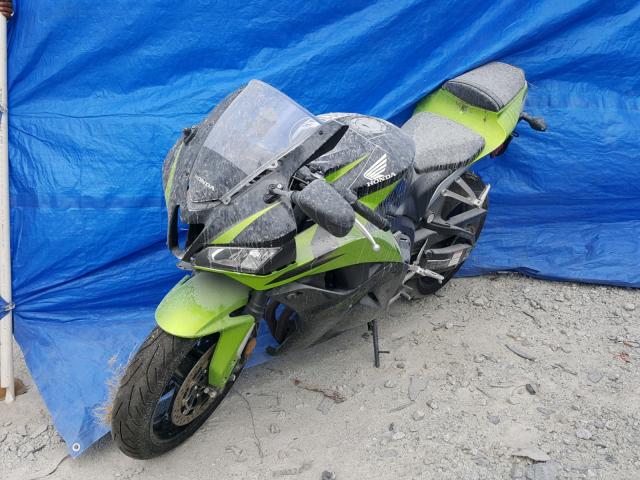 JH2PC40019K204862 - 2009 HONDA CBR600 RR GREEN photo 2