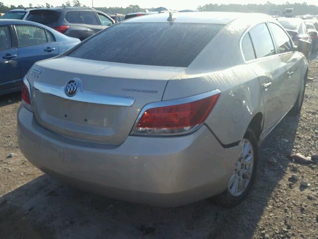 1G4GB5EG8AF224011 - 2010 BUICK LACROSSE C TAN photo 4