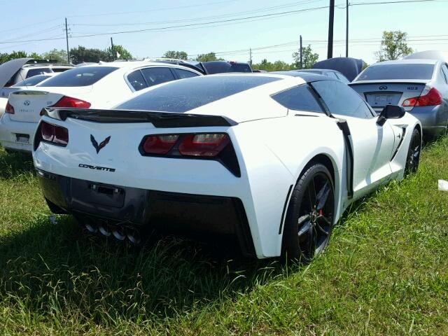 1G1YM2D74F5106806 - 2015 CHEVROLET CORVETTE S WHITE photo 4