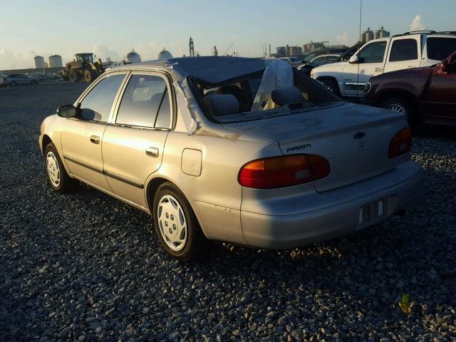 1Y1SK528XYZ415381 - 2000 CHEVROLET GEO PRIZM BEIGE photo 3