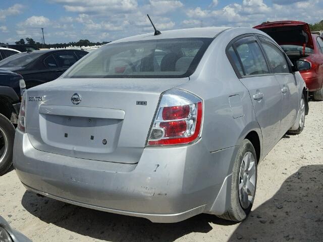 3N1AB61E79L668845 - 2009 NISSAN SENTRA SILVER photo 4