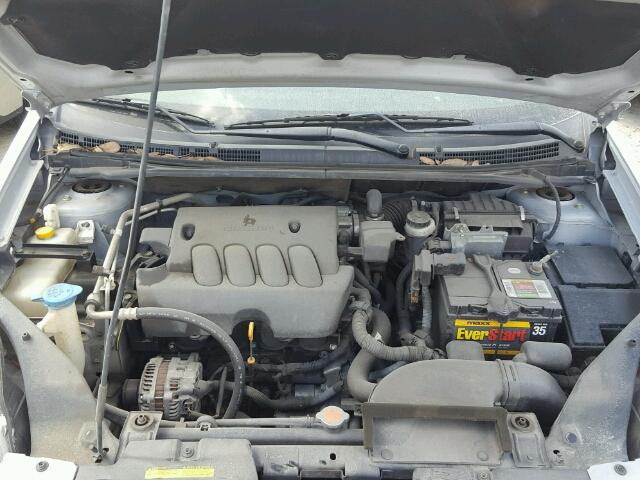 3N1AB61E79L668845 - 2009 NISSAN SENTRA SILVER photo 7