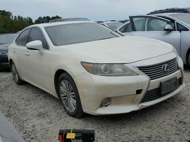 JTHBK1GG8D2020937 - 2013 LEXUS ES WHITE photo 1