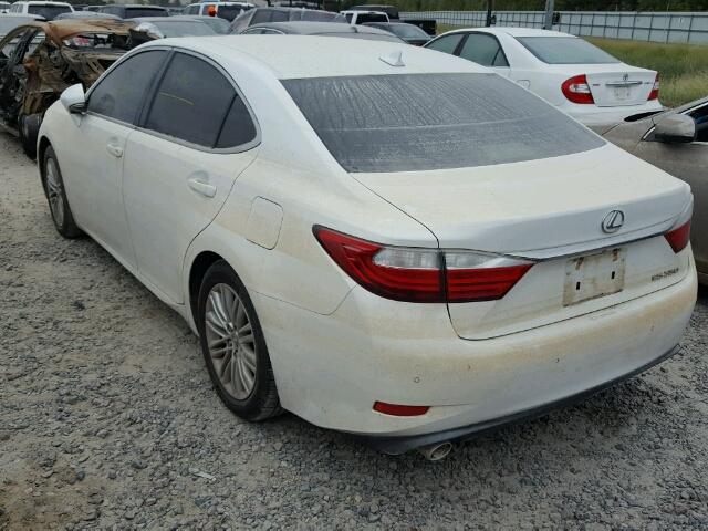 JTHBK1GG8D2020937 - 2013 LEXUS ES WHITE photo 3