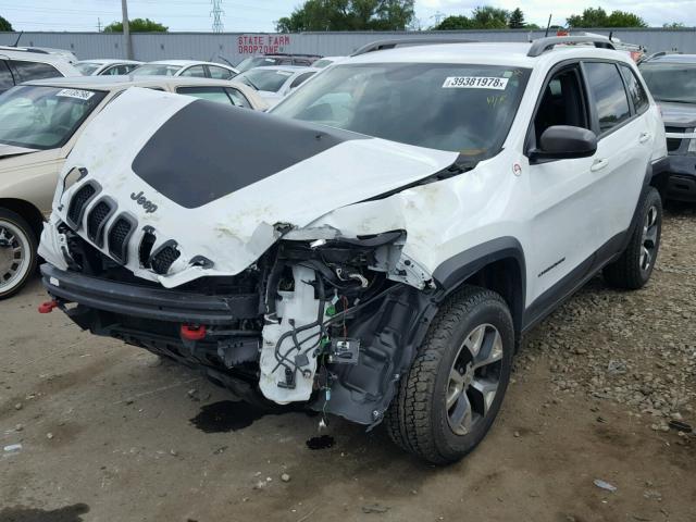 1C4PJMBB0GW220182 - 2016 JEEP CHEROKEE T WHITE photo 2