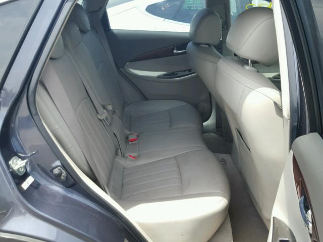 JNKAJ09E08M305548 - 2008 INFINITI EX35 BASE BLUE photo 6