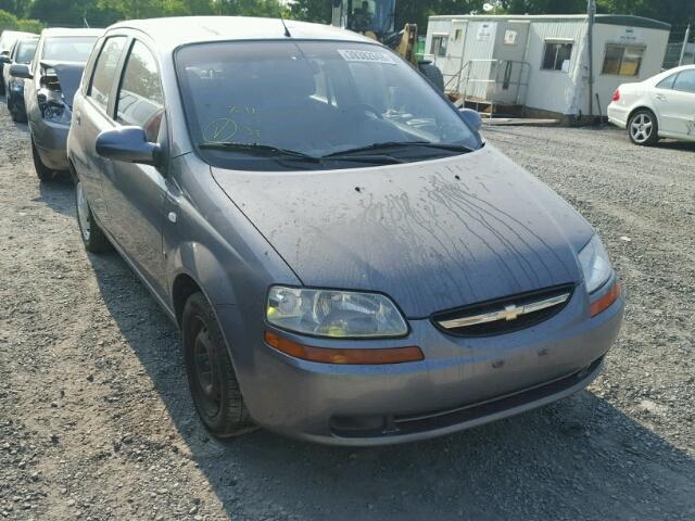 KL1TD66647B754962 - 2007 CHEVROLET AVEO BASE Gri fotoğraf 1