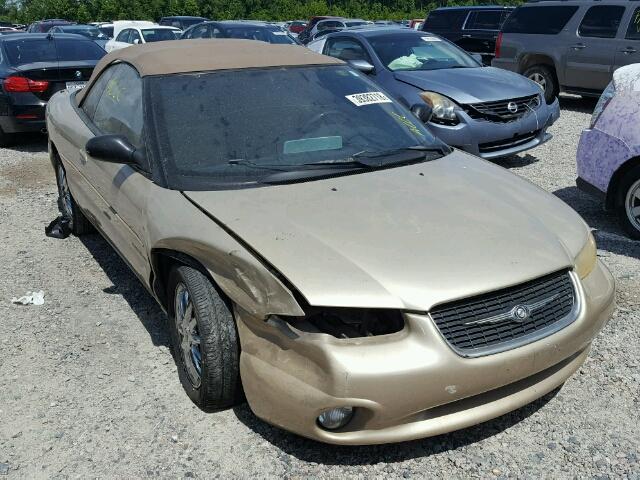 3C3EL55H4XT574661 - 1999 CHRYSLER SEBRING JX GOLD photo 1