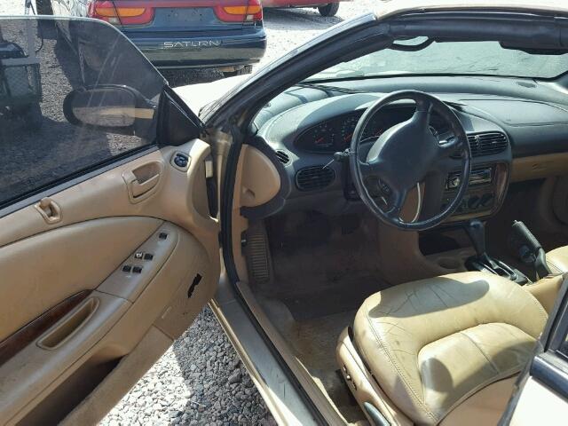 3C3EL55H4XT574661 - 1999 CHRYSLER SEBRING JX GOLD photo 9