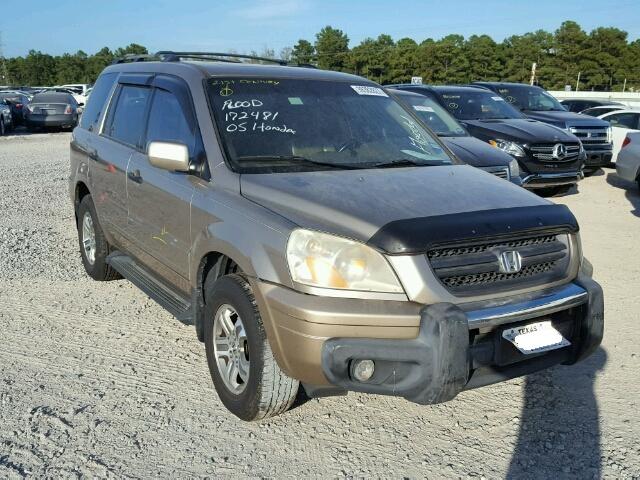 5FNYF18505B013220 - 2005 HONDA PILOT GOLD photo 1