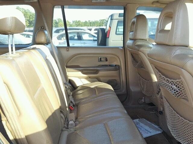 5FNYF18505B013220 - 2005 HONDA PILOT GOLD photo 6