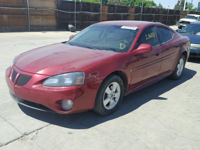 2G2WP552861173859 - 2006 PONTIAC GRAND PRIX MAROON photo 2