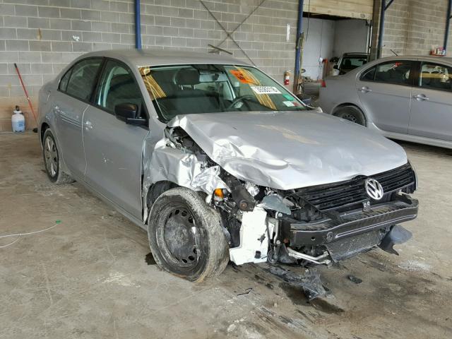 3VW2K7AJ5CM388991 - 2012 VOLKSWAGEN JETTA BASE 银色 照片 1