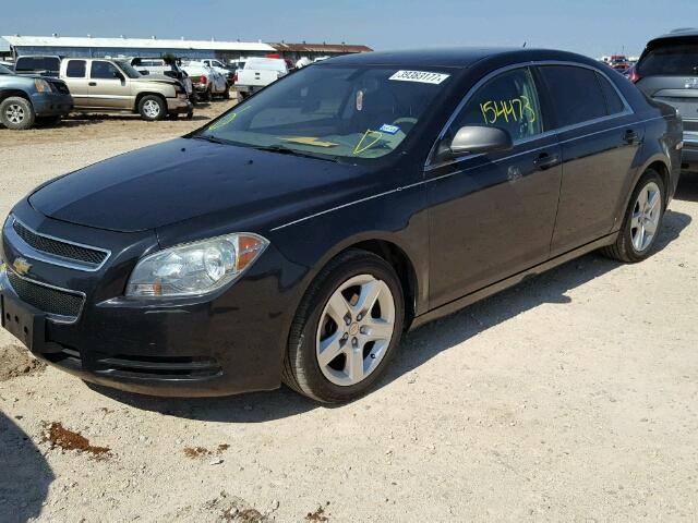 1G1ZB5E10BF325353 - 2011 CHEVROLET MALIBU LS BLACK photo 2