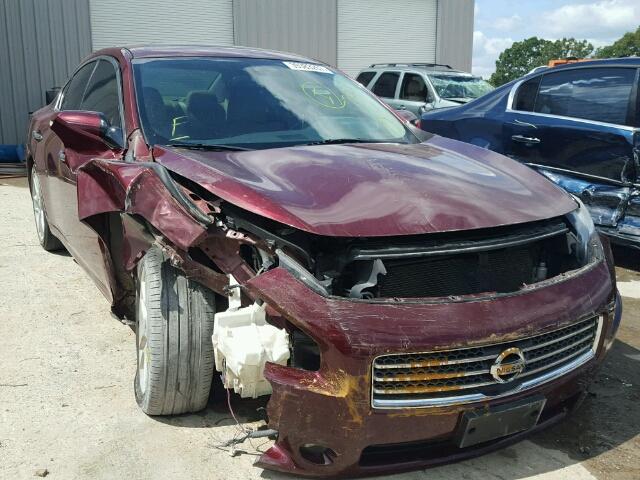 1N4AA5AP4AC862802 - 2010 NISSAN MAXIMA S MAROON photo 1