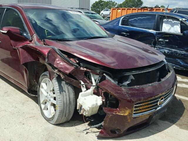 1N4AA5AP4AC862802 - 2010 NISSAN MAXIMA S MAROON photo 9