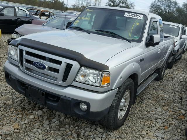 1FTLR4FE0APA20366 - 2010 FORD RANGER SUP SILVER photo 2