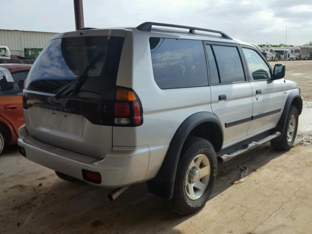 JA4LS21H23J045683 - 2003 MITSUBISHI MONTERO SP SILVER photo 4