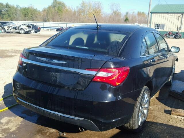 1C3CCBBB9DN694473 - 2013 CHRYSLER 200 TOURIN BLACK photo 4