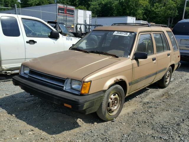 JT2AL32V6G3661667 - 1986 TOYOTA TERCEL DEL TAN photo 2