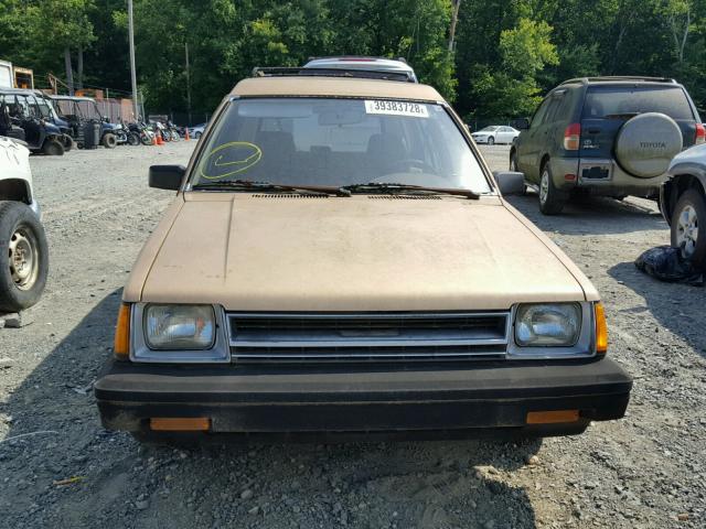 JT2AL32V6G3661667 - 1986 TOYOTA TERCEL DEL TAN photo 9