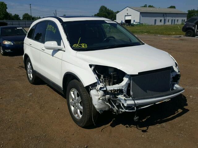 5J6RE487X8L021685 - 2008 HONDA CR-V EXL WHITE photo 1