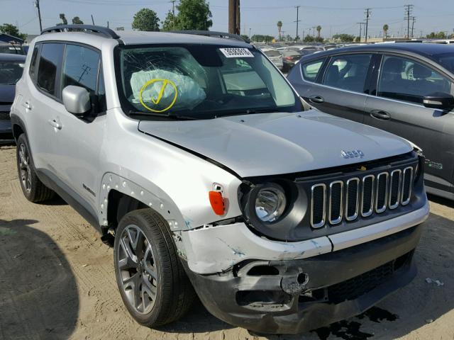 ZACCJABT2GPD61418 - 2016 JEEP RENEGADE L SILVER photo 1