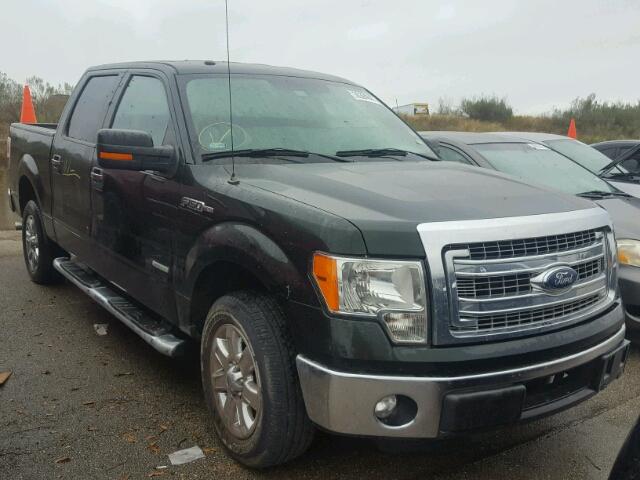 1FTFW1CT2EKE88884 - 2014 FORD F150 BLACK photo 1