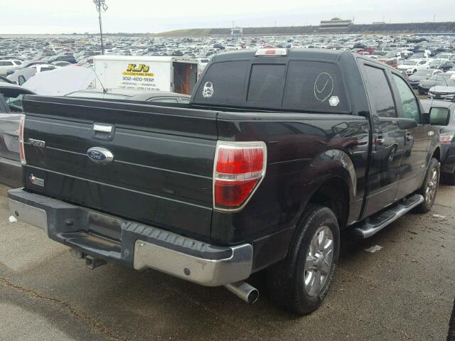 1FTFW1CT2EKE88884 - 2014 FORD F150 BLACK photo 4