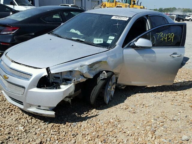 1G1ZE5EU8BF367786 - 2011 CHEVROLET MALIBU LTZ SILVER photo 2