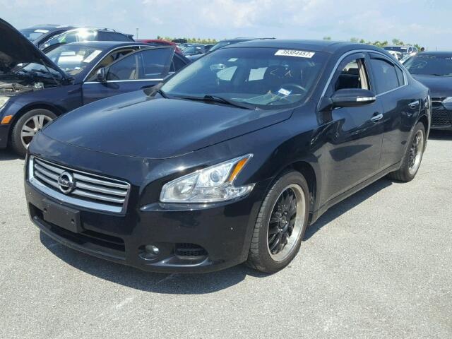 1N4AA5AP0DC813634 - 2013 NISSAN MAXIMA BLACK photo 2