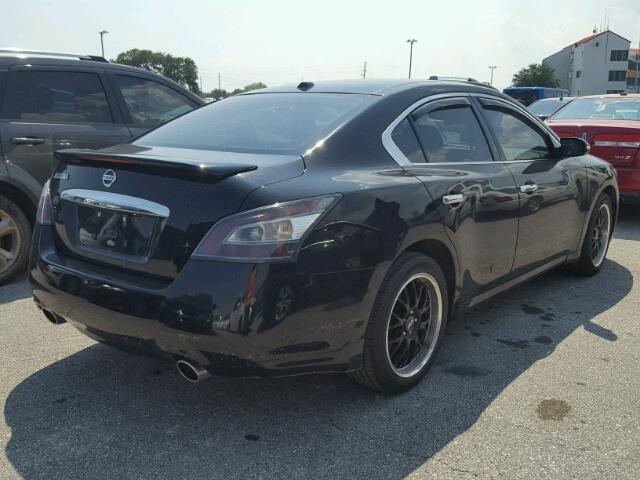 1N4AA5AP0DC813634 - 2013 NISSAN MAXIMA BLACK photo 4