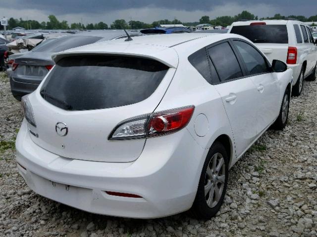 JM1BL1KF6B1440695 - 2011 MAZDA 3 I WHITE photo 4