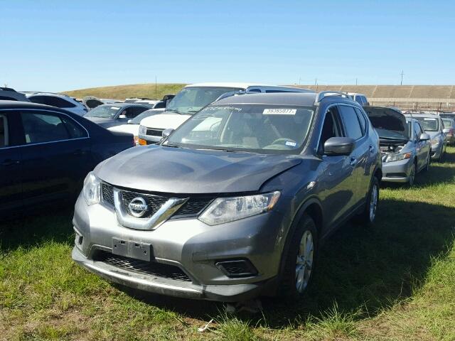 KNMAT2MT4GP674455 - 2016 NISSAN ROGUE GRAY photo 2