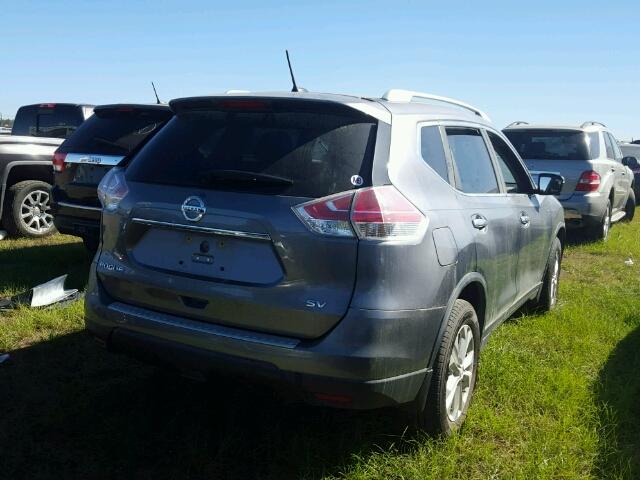 KNMAT2MT4GP674455 - 2016 NISSAN ROGUE GRAY photo 4