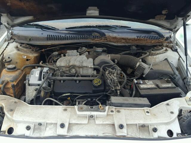 1FAFP53U5XA282597 - 1999 FORD TAURUS WHITE photo 7