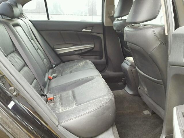 1HGCP26839A064110 - 2009 HONDA ACCORD EXL BLACK photo 6