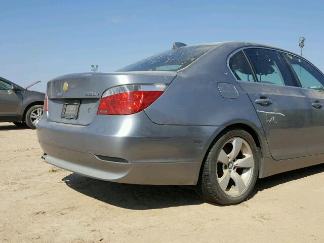 WBANA53525B856576 - 2005 BMW 525 I GRAY photo 9