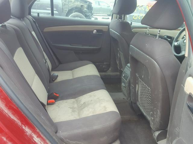 1G1ZC5E09CF334199 - 2012 CHEVROLET MALIBU 1LT მუქწითელი ფოტო 6