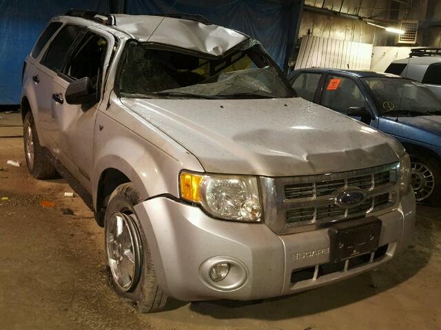 1FMCU03128KE54154 - 2008 FORD ESCAPE XLT SILVER photo 1